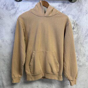 Los Angeles Apparel Hoodie Sweatshirt Adult S Tan Earth Tone USA Heavy Fleece 14